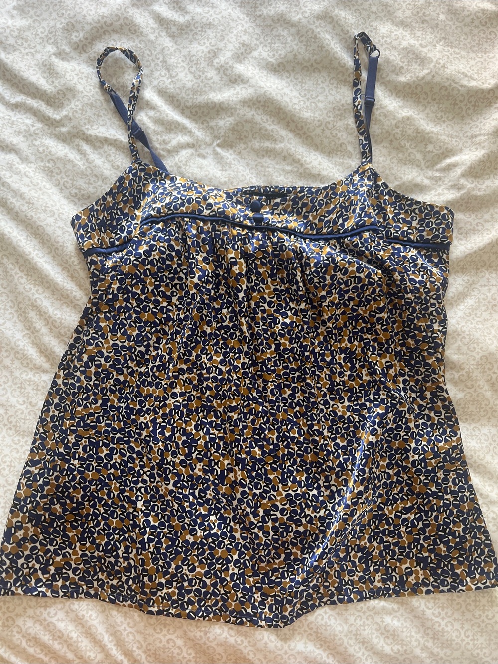 New York & Company Printed Spaghetti Strap